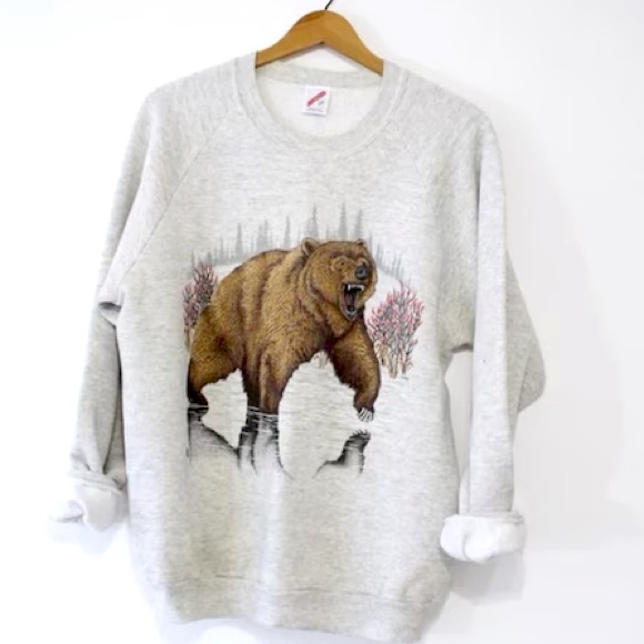 Vintage Bear Sweatshirt - Picture 1 of 6
